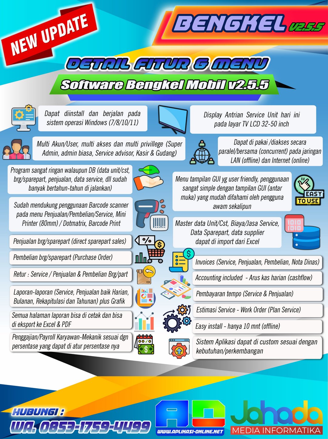 banner aplikasi bengkel mobil